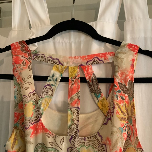 🌸Montreal Floral Dress with back cut outs - Med - Picture 1 of 4